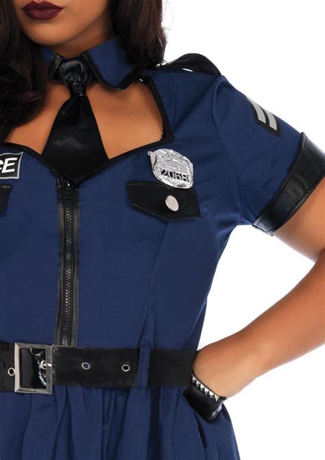 Leg Avenue Flirty Cop Police Officer Adult Womens Halloween Costume