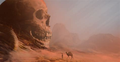 Artstation Desert Skull