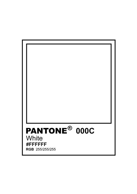 White Pantone Rgb