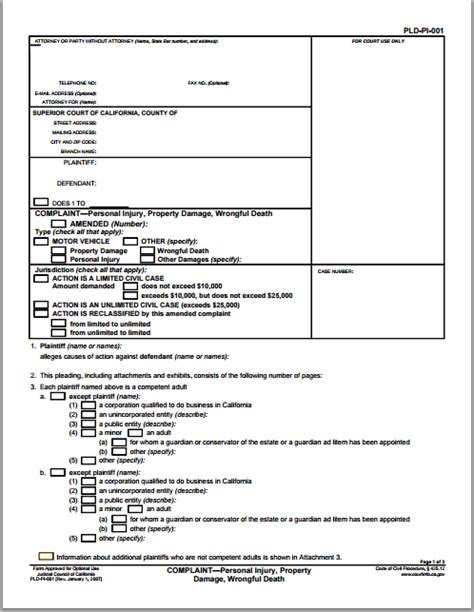 Templates and samples of character references. Generic Blank Complaint Form Template | Word Document ...