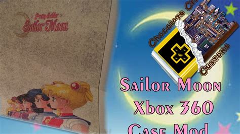 Sailor Moon Xbox 360 Slim Case Mod Youtube