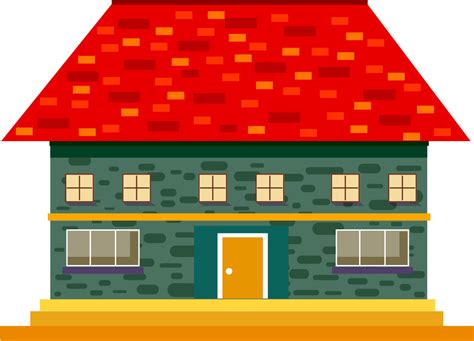 Download Tiles Clip Art Cartoon Transprent Png Building Brick House