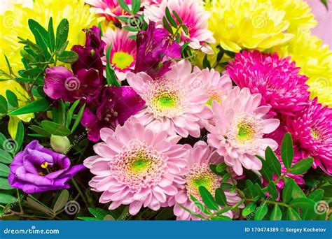 Beautiful Bunch Of Flowers Summer Background 8 March Women S Day
