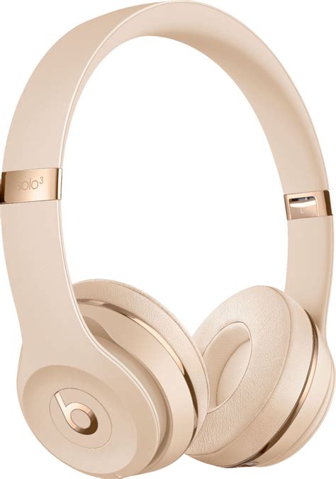 Beats By Dr Dre Beats Solo3 Wireless On Ear Headphones Satin Gold