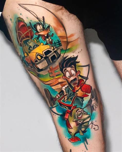 See more ideas about powerline goofy movie, goofy movie, naruto tattoo. Goofy Movie Tattoo - InkStyleMag | Movie tattoo, Tattoos ...