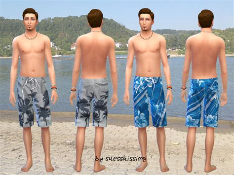 The Sims Resource Male Swimshorts Set
