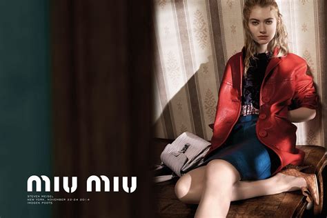 Miu Mius Ss15 Campaign Stars Imogen Poots Mia Goth And A Whole Bunch