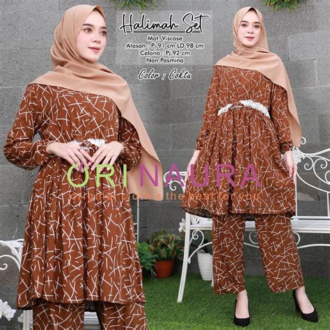 Halimah Set By Orinaura Jual Busana Muslim