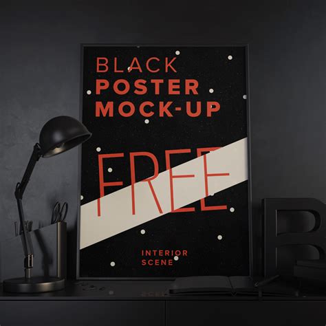 Download Free Poster MockUp PSD