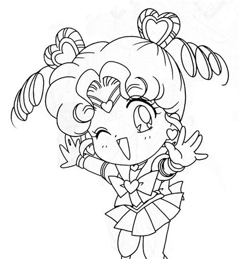 Chibi Coloring Pages Sailor Moon Coloring Pages Cute Coloring Pages