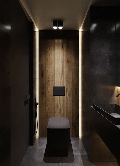 Dark Bathroom Interior Design Ideas