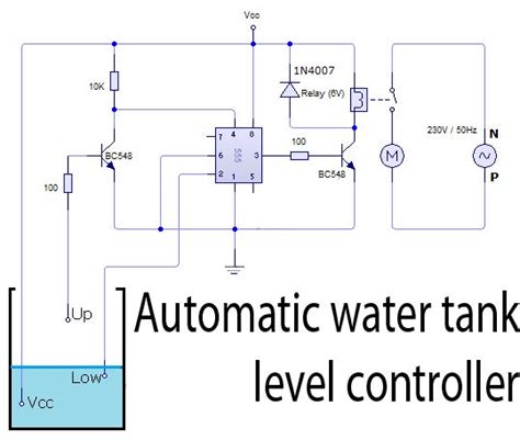 Automatic Water Tank Level Controller Electrical Engineering Blog