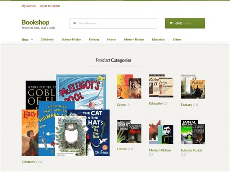 Bookshop Storefront Tema Para Wordpress Electrogeek