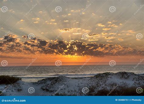 Sunset On West Coast Stock Image Image Of Tourism Travel 30488751