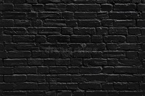 Black Brick Wall Texture Stock Photo Image Of Painted 178729516