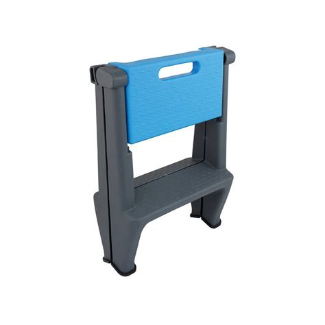 This design features rubber feet for slip resistance and grippy step heavy duty 500 lb step stool: 2 Step Folding Ladder Stepping Stool | 44cm High - 150kg ...