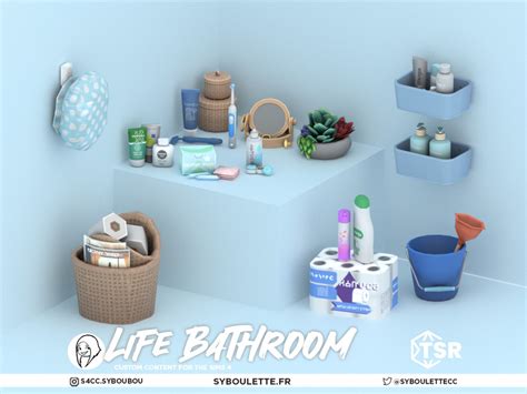 The Sims Resource Life Bathroom Set Part 1 Sink Clutter