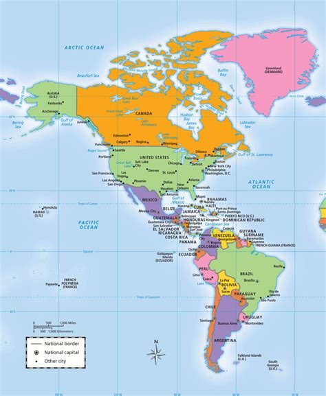 West Hemisphere Map