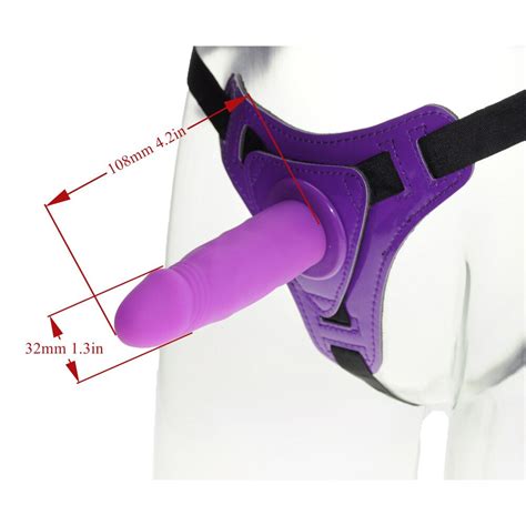 Purple Strap Ons Dildo Toys Ultra Elastic Harness Lesbian Massage Couples Sex Toys Sex