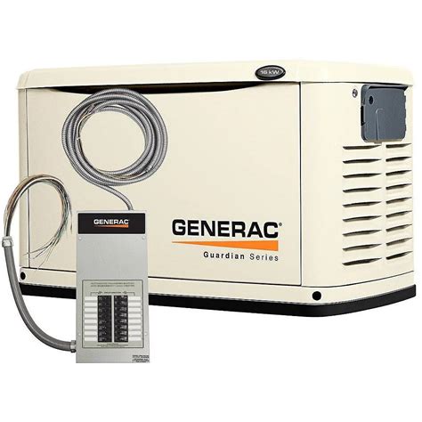 Generac 16000w Air Cooled Automatic Standby Generator With 100 Amp 16