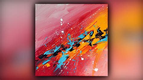 Acrylic Painting In Abstract Acrylic Art Collectibles Etna Com Pe