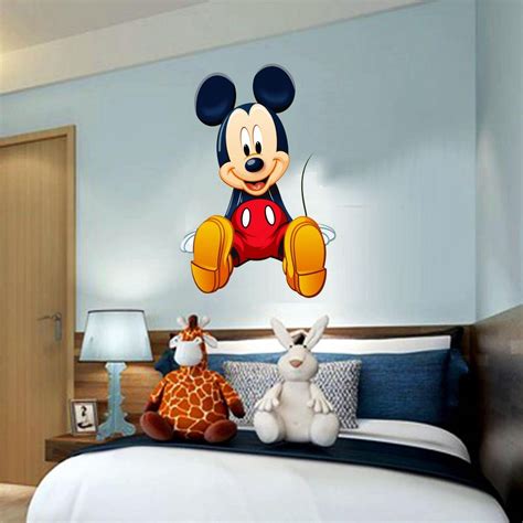Mickey Mouse Disney 3d Window Decal Wall Sticker Home Decor Art Mural