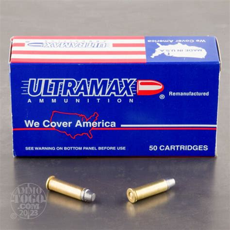 38 Special Ammo 50 Rounds Of 158 Grain Lead Semi Wadcutter Lswc By Ultramax