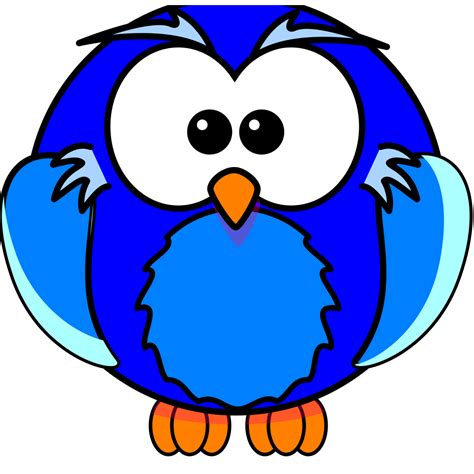 Cute Blue Owl 2 Png Svg Clip Art For Web Download Clip Art Png Icon