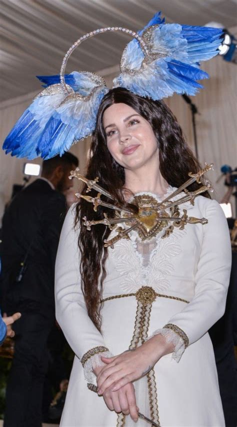 May 7, 2018: Lana Del Rey wearing custom Gucci at the Met Gala in New