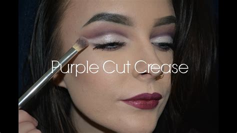 Purple Cut Crease Eye Makeup Youtube