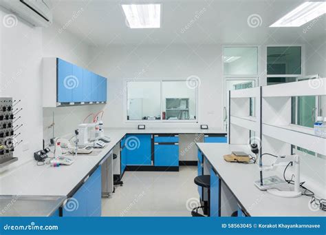Science Modern Lab Interior Architecture Stock Photo Image 58563045