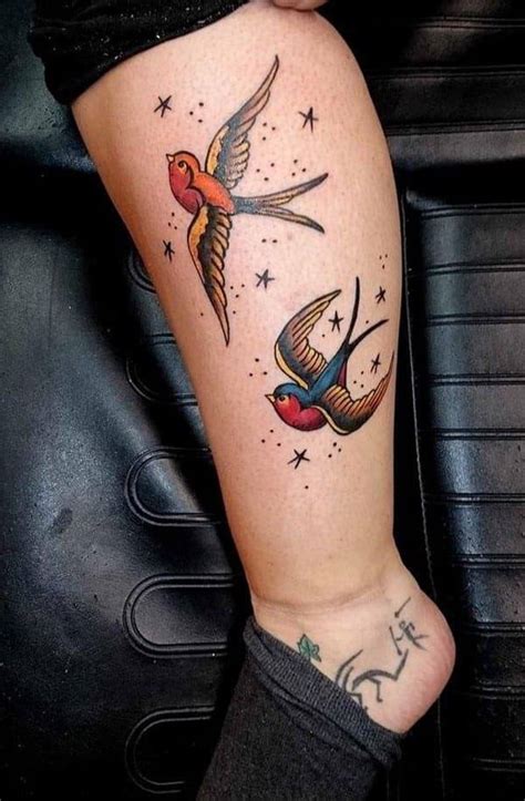 Find Out What The Swallow Tattoo Means Tattooswin