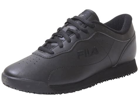 Fila Womens Memory Viable Sneakers Slip Resistant Work Shoes White Sz