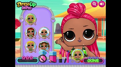 Lol Surprise Coachella Dress Up And Make Up Game Dressupwho Games