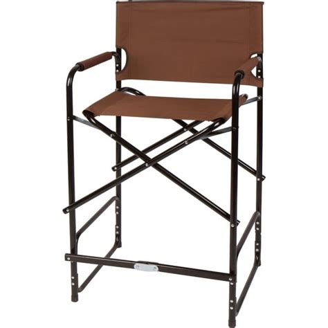 43 Steel Folding Tall Directors Chair By Trademark Innovations Brown D609b12c Bb38 45d4 Bd42 C506cc293bed 600 