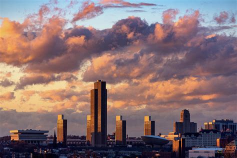 Albany Sunset Skyline Photograph By Brad Wenskoski Fine Art America