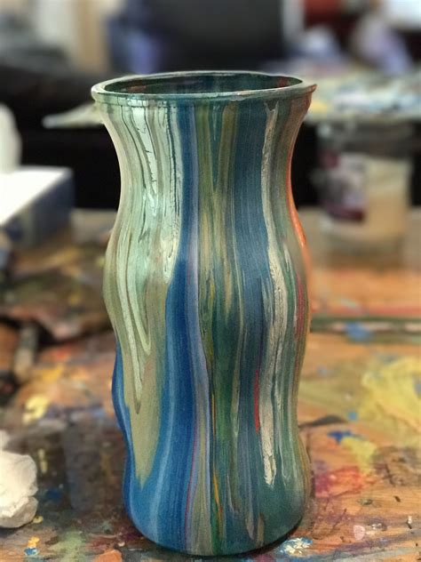 Painting Glass Vases With Acrylic Paint Best Painting