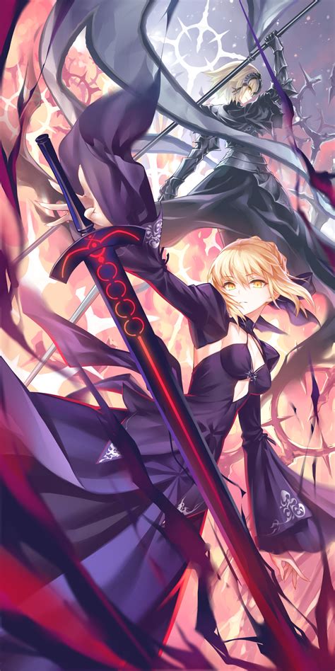 Artoria Pendragon Jeanne D Arc Alter Jeanne D Arc Alter And Saber Alter Fate And 2 More