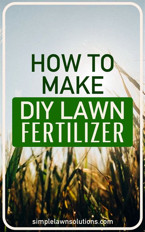 Both are equally effective at fertilizing lawns, however they both have their pros and cons. DIY Fertilizer: Customize Your Lawn Care | Lawn fertilizer, Diy lawn, Diy fertilizer