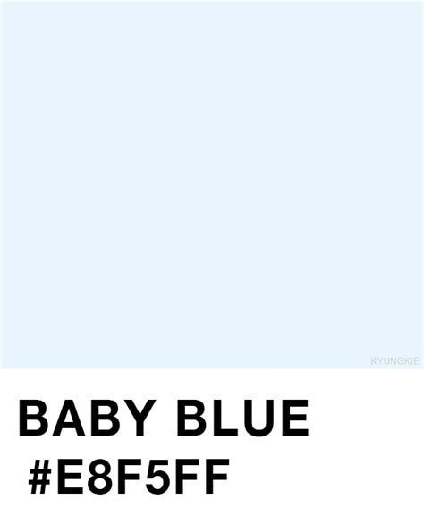 Fun Baby Blue Color Pantone 375c