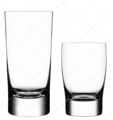Empty Glass Isolated On A White Background Stock Photo By ©scratch 3988391