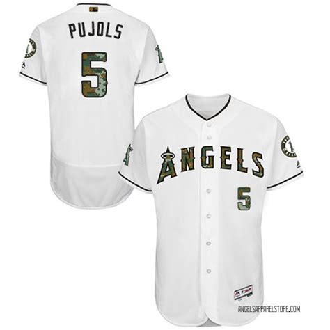 Mens Albert Pujols Los Angeles Angels Of Anaheim Authentic White 2016