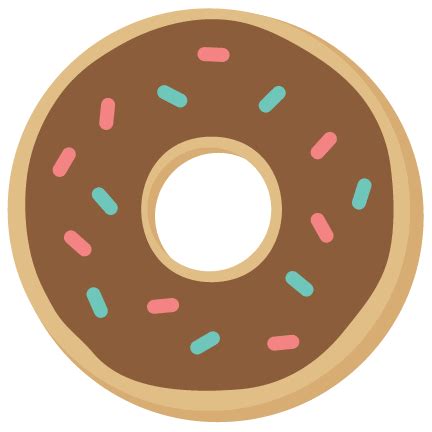 Donut SVG cutting files for cricut silhouette pazzles free svg cuts