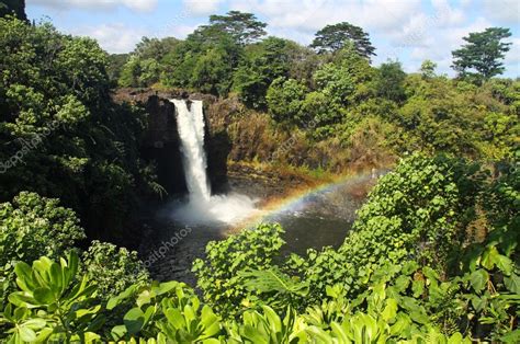 Rainbow Falls Big Island Hawaii Stock Photo By ©hdamke 10818793