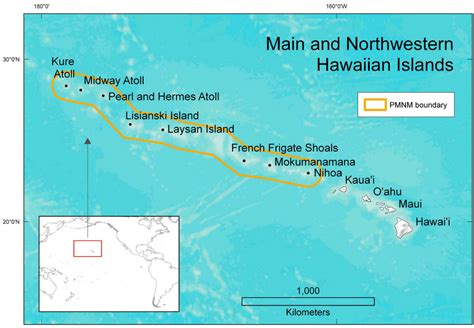 Northwestern Hawaiian Islands Map Us Geological Survey