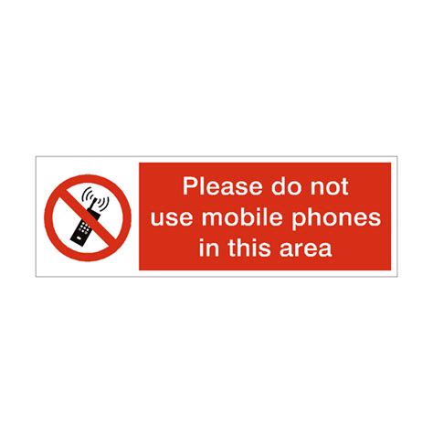Do Not Use Mobile Phones Safety Sign Pvc Safety Signs