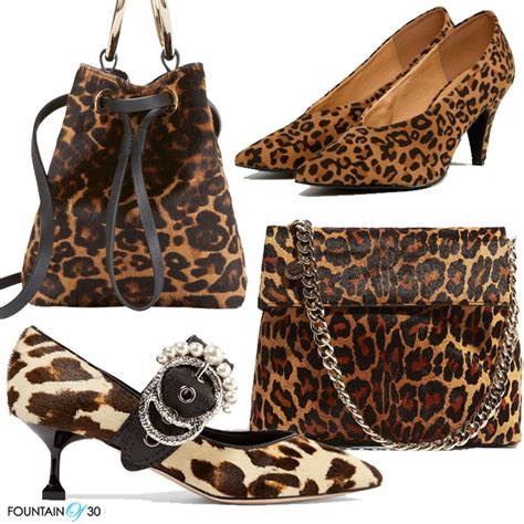 fall accessories trend leopard print shoes and bags