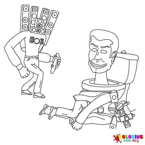 Skibidi Toilet Wiki Coloring Pages Free Printable Coloring Pages
