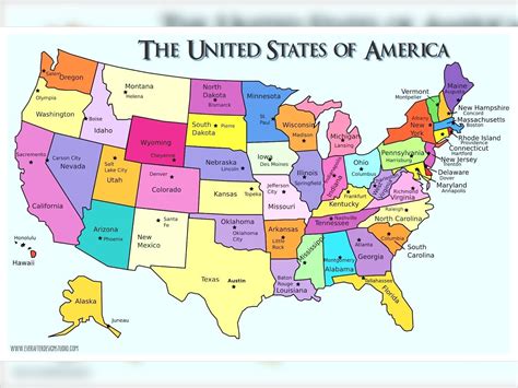 Map Of The United States Please Térkép Lakitelek