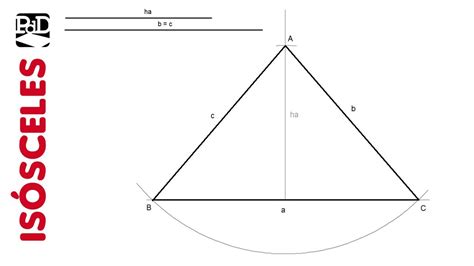 Triángulo Isósceles dados los 2 lados iguales y la altura de la base